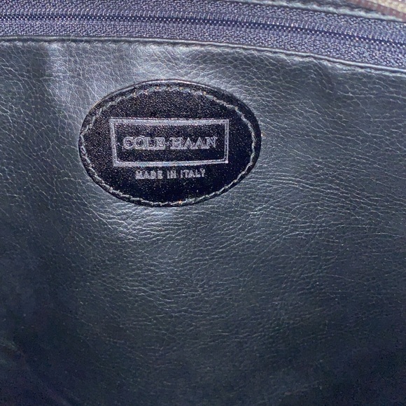 Cole Haan leather, basket weave,shoulder Bag. Made in Italy 🇮🇹 - Picture 6 of 9